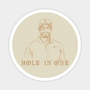 Tiger Woods Hole in One Magnet